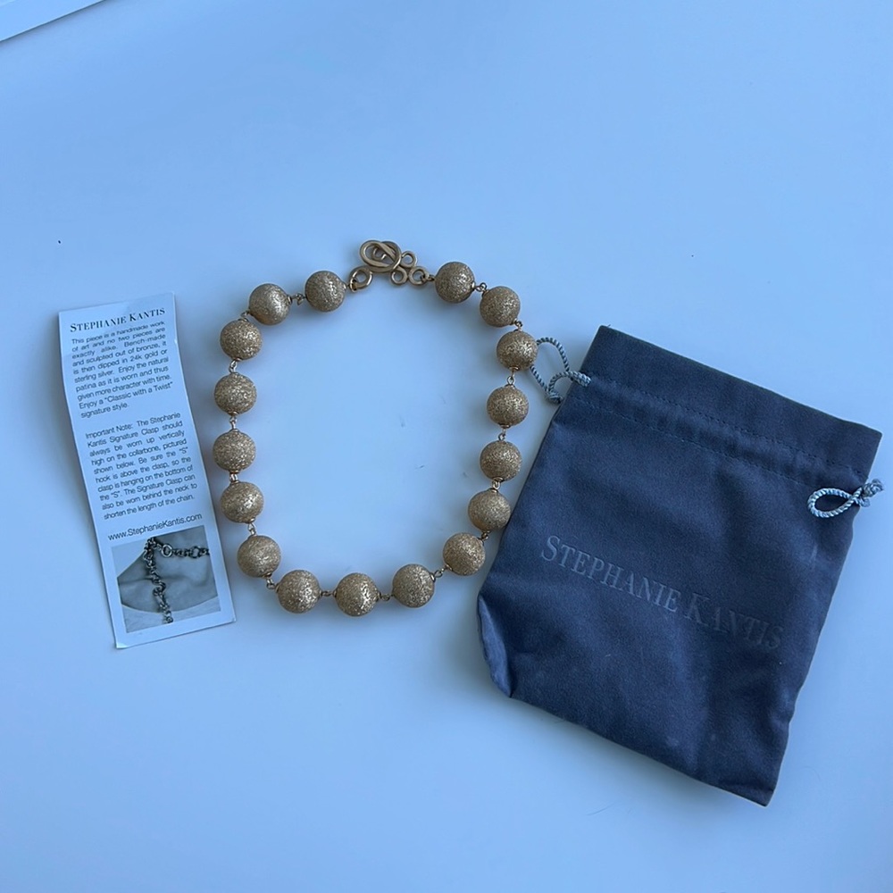 Stephanie Kantis Gold Statement Necklace